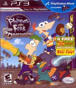 Phineas and Ferb Across the 2'nd Dimension [MOVE] (używ.)